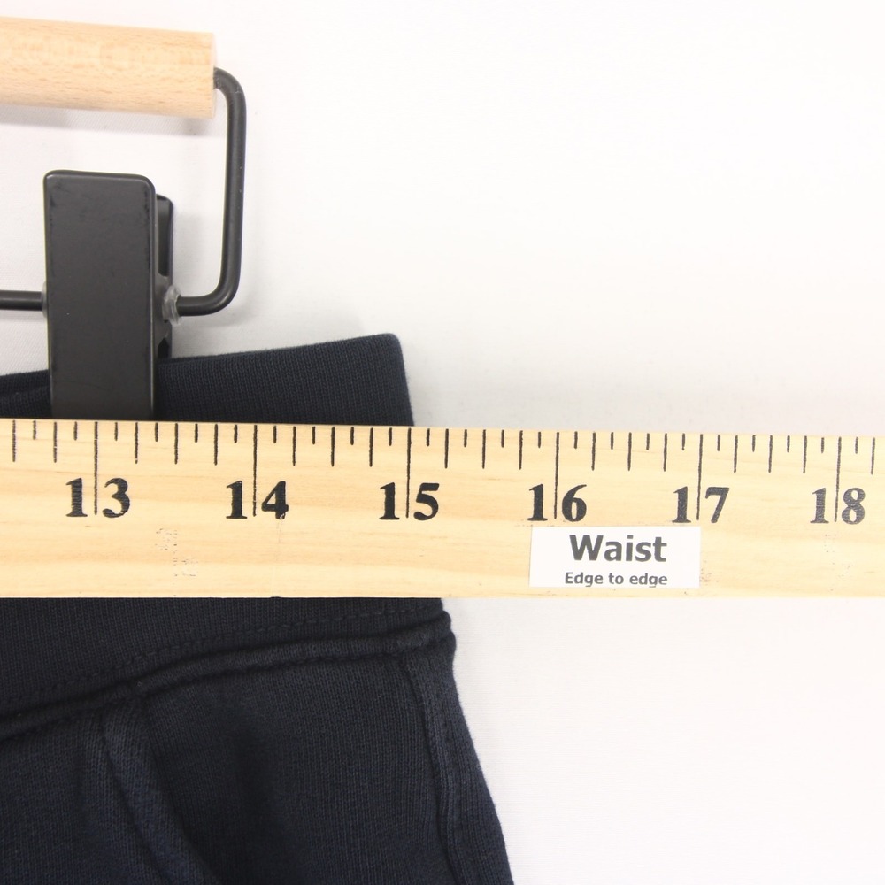 Frank and Eileen Christine Sweatpants Womens M Navy Blue Tee Lab Terry Tulip Hem - Picture 5 of 11